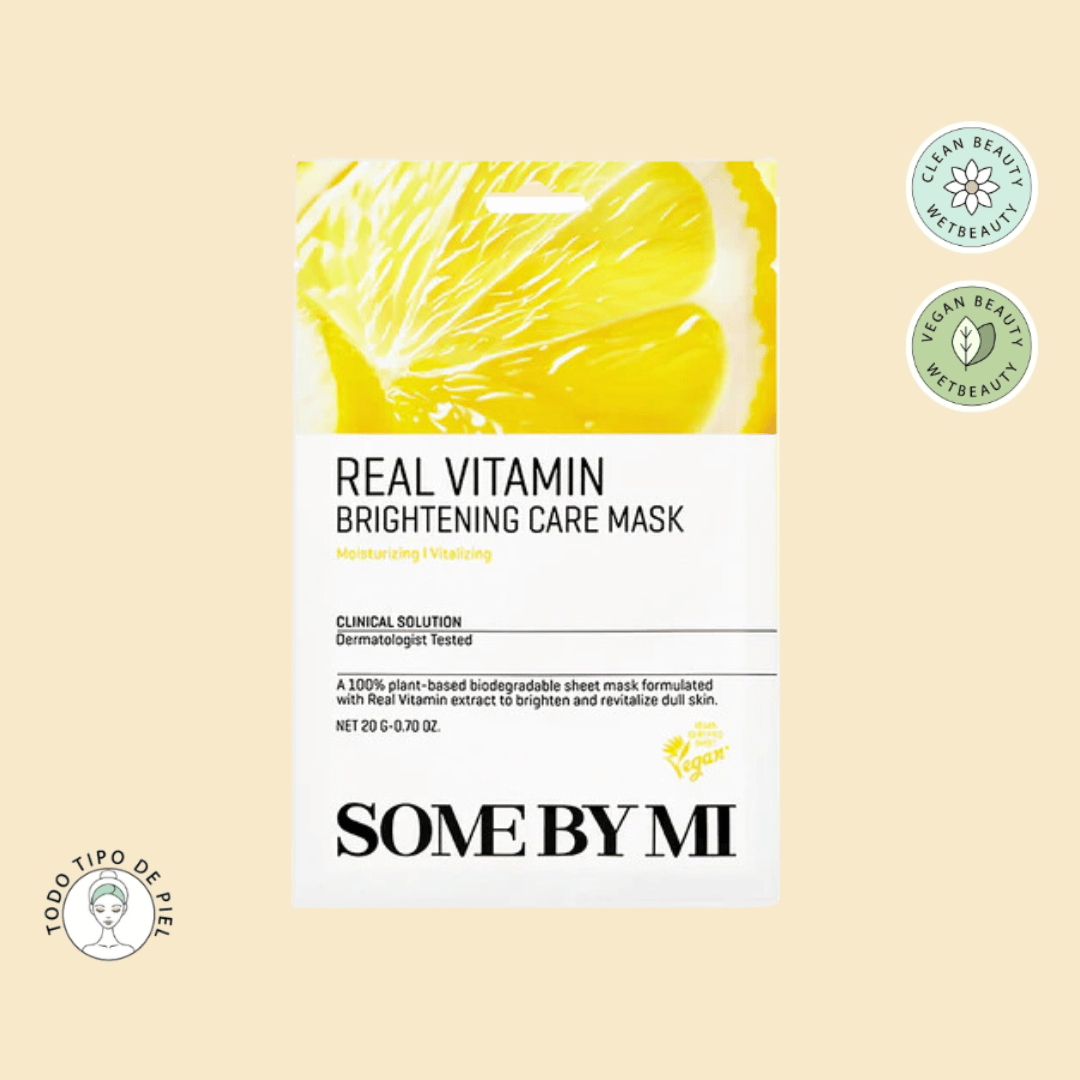Some By Mi - Real Vitamin Brightening Care Mask 1 Pza | Mascarilla