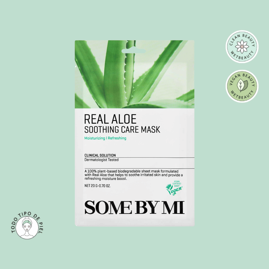 Some By Mi - Real Aloe Soothing Care Mask 1 Pza | Mascarilla