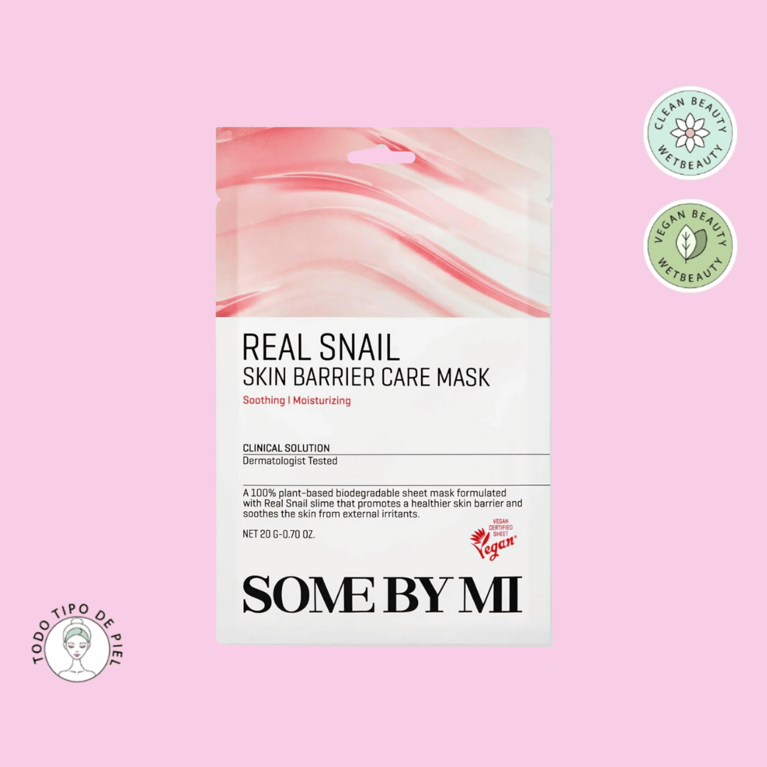 Some By Mi - Real Snail Skin Barrier Care Mask 1 Pza