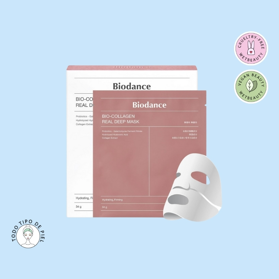 Biodance - Bio Collagen Real Deep Mask 4 pcs | Mascarilla de Colágeno
