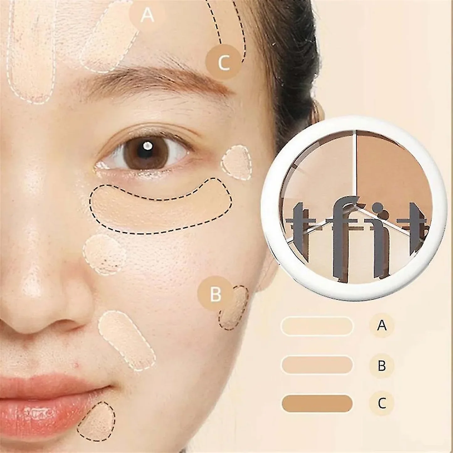 TFIT - Cover Up Pro Concealer | Corrector 3 en 1