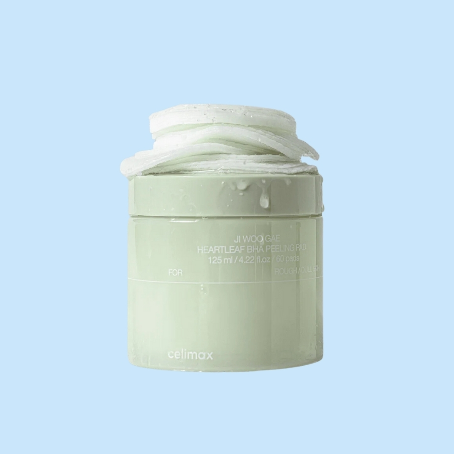Celimax - JI WOO GAE Heartleaf BHA Peeling Pad  60pza | Pads Exfoliantes