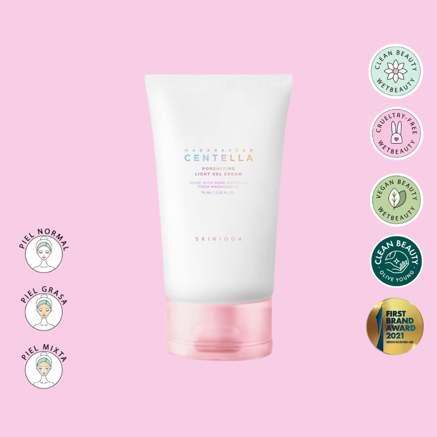 Skin1004 - Madagascar Centella Poremizing Light Gel Cream 75ml | Hidratante en Gel