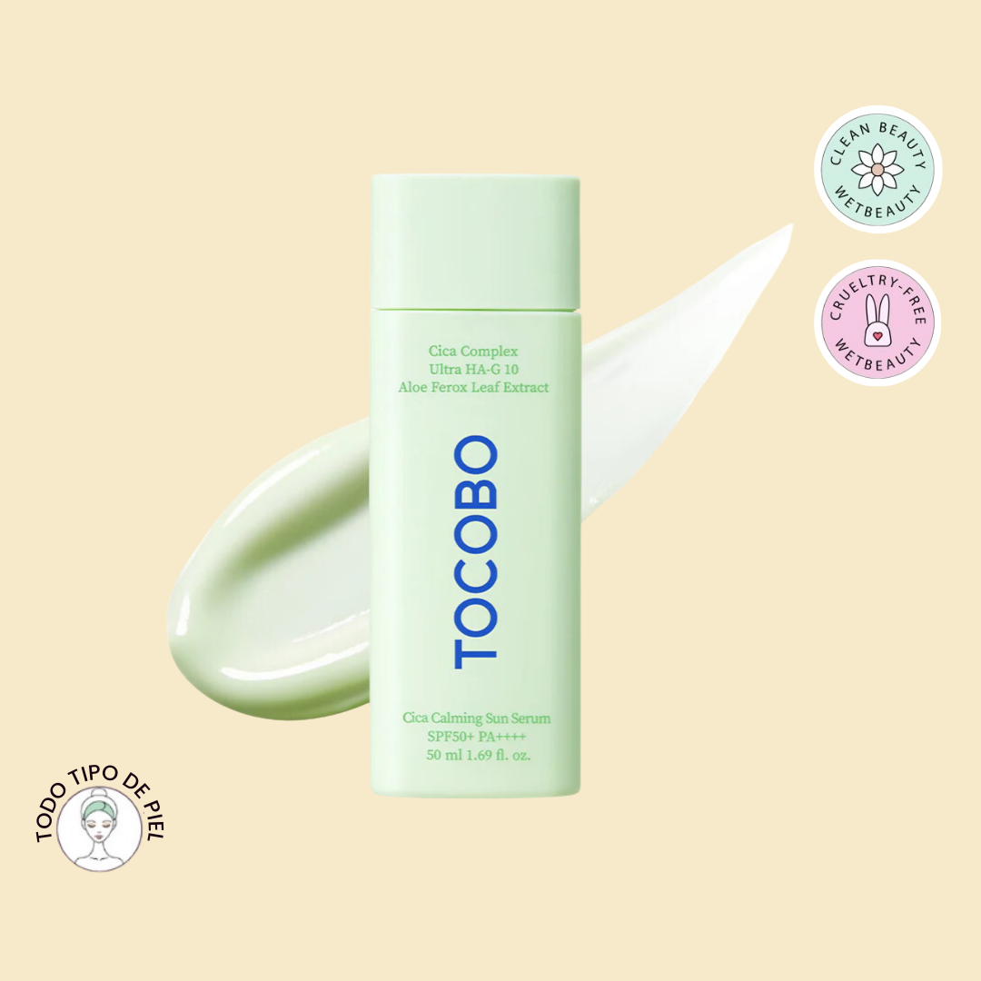 TOCOBO - Cica Calming Sun Serum 50ml | Protector solar